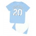 Manchester City Bernardo Silva #20 Babykleding Thuisshirt Kinderen 2023-24 Korte Mouwen (+ korte broeken)